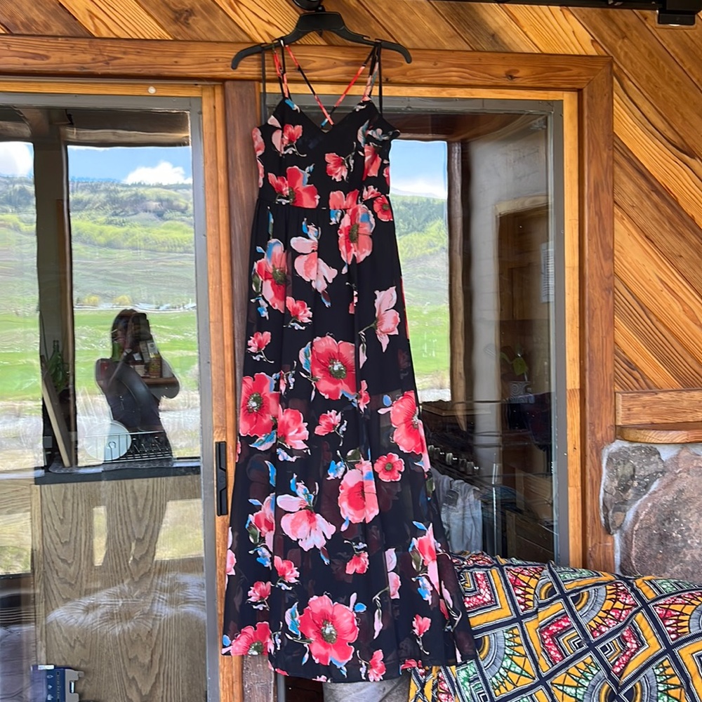 NWT floral maxi dress